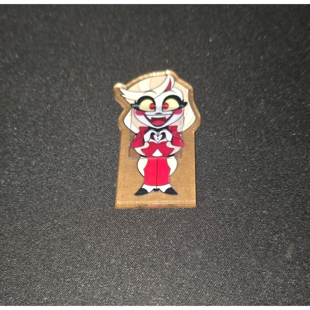 Charlie Phone Peeker! Hazbin Hotel Lucifer Acrylic Phone Computer Buddy NEW